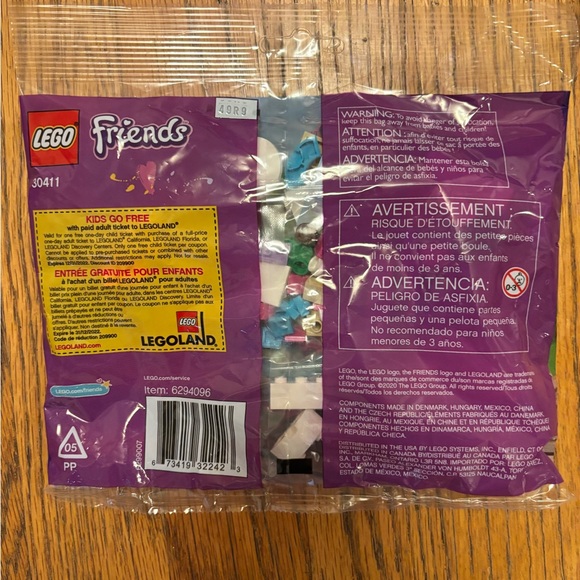 Lego Friends - Chocolate box and flower polybag (30411) - Picture 2 of 2